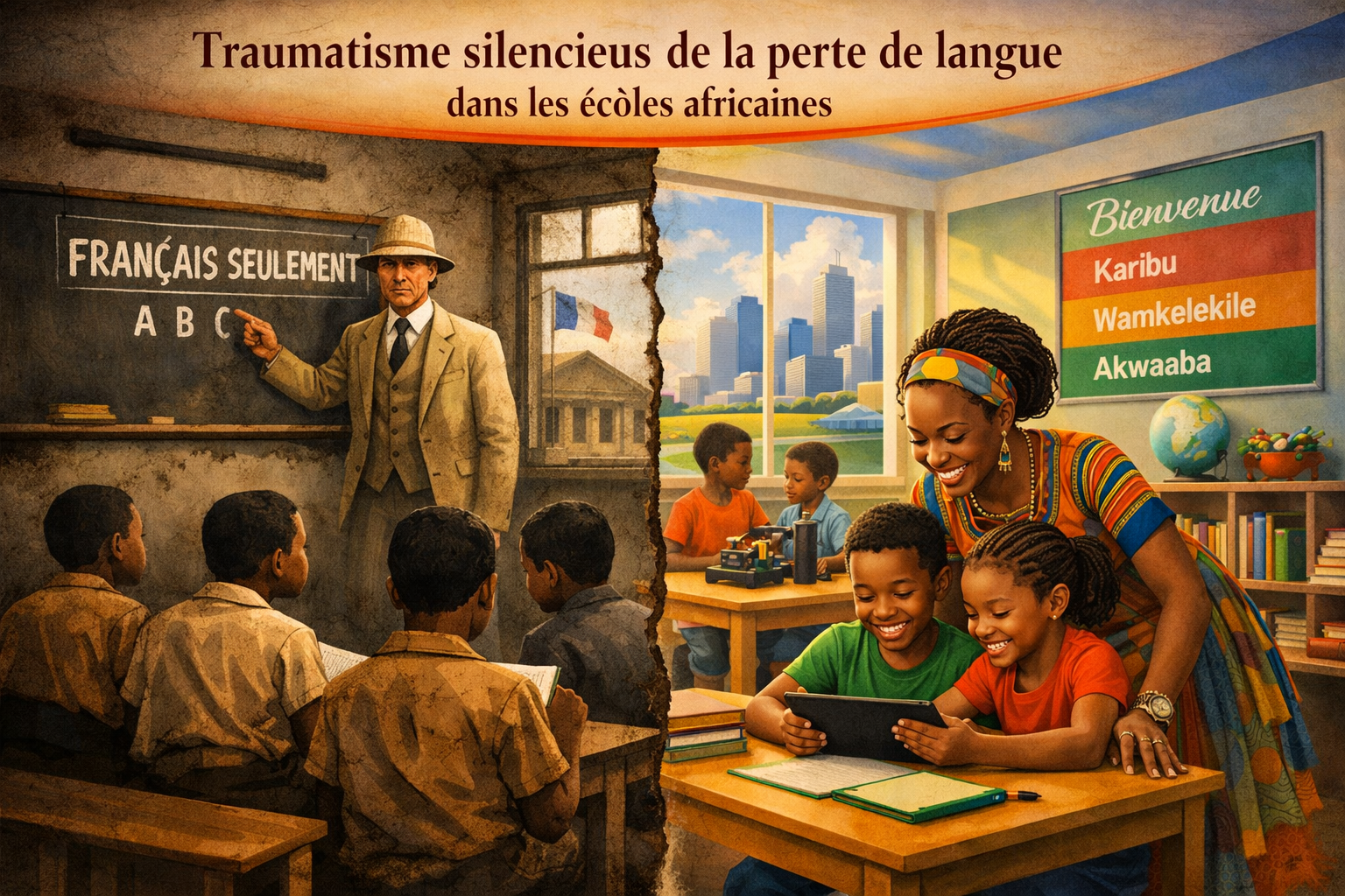 Le traumatisme silencieux de la perte de la langue dans les écoles africaines